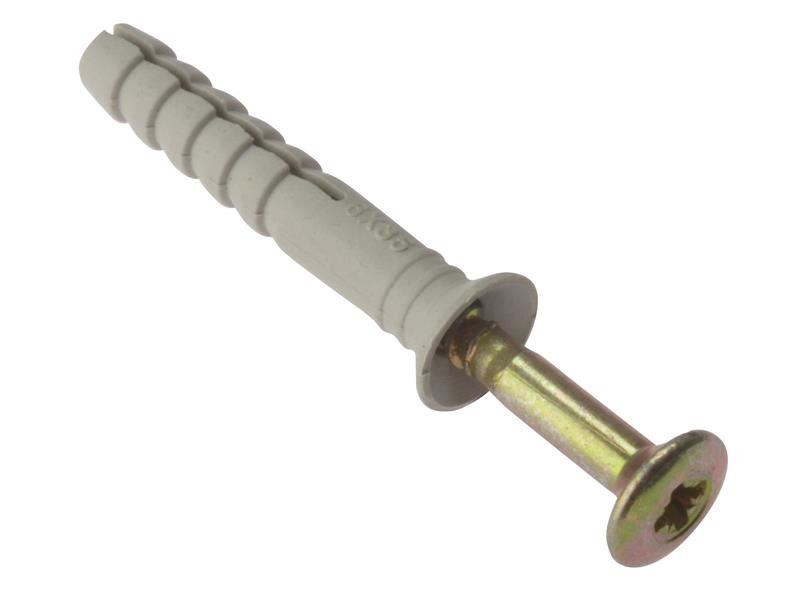 ForgeFix Hammer Fixing & Plug M6 x 50mm (Pack of 10)