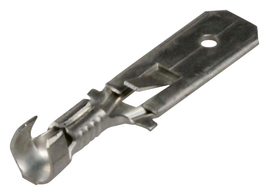 AMP TE Connectivity Blade Terminal, 6.35mm, 18-14AWG, 25 Pack
