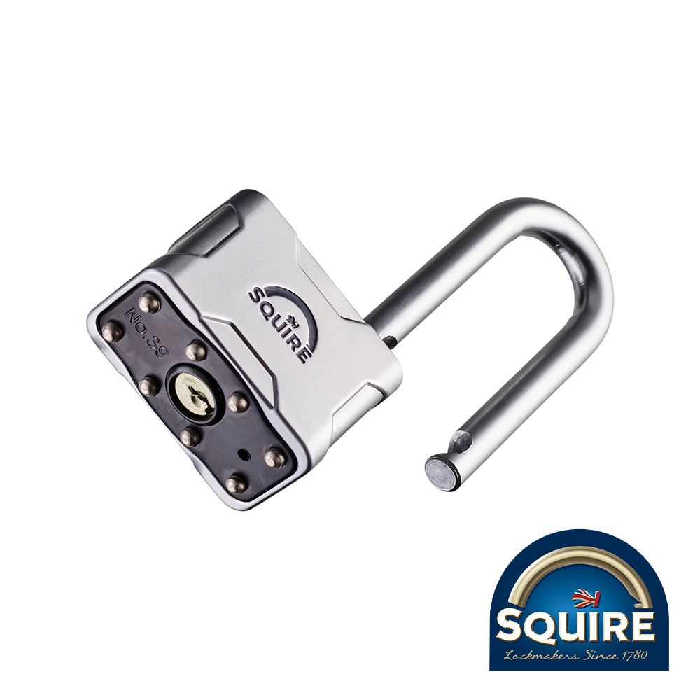 Squire Vulcan 패들락 - 50mm 긴 쇠사슬, 2.5인치