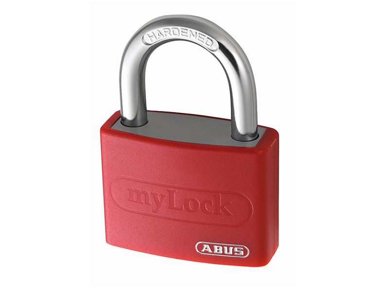 ABUS T65AL/40mm Aluminium Padlock, Red