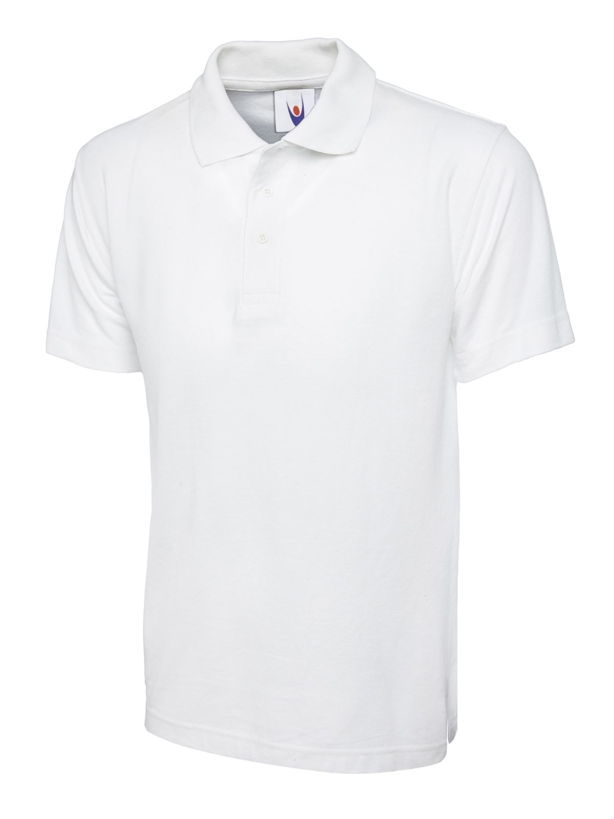 Uneek Unisex Active Polo Shirt - 50/50 Polycotton - White (2XL)