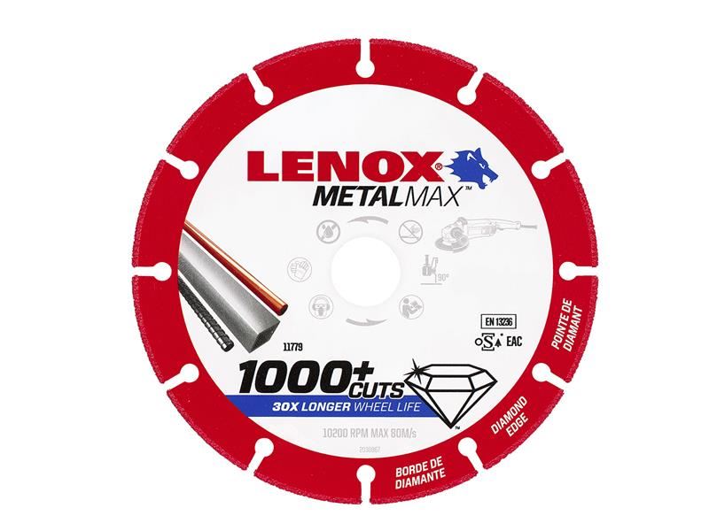 Disco de Corte LENOX METALMAX, 125 x 1,3 x 22,23 mm