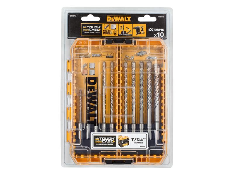 Dewalt SDS Plus Extreme 2® 鑽嘴套裝 10件