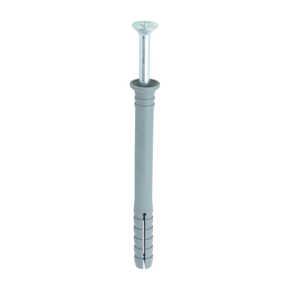 Timco - Palam Tetak Nilon PZ - Zink (Saiz 8.0 x 60 - 100 Keping)