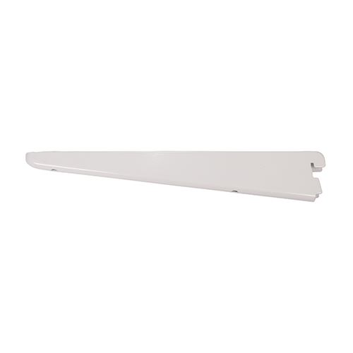 Timco Planksteun met Dubbele Sleuf, Wit, 270mm, Staal