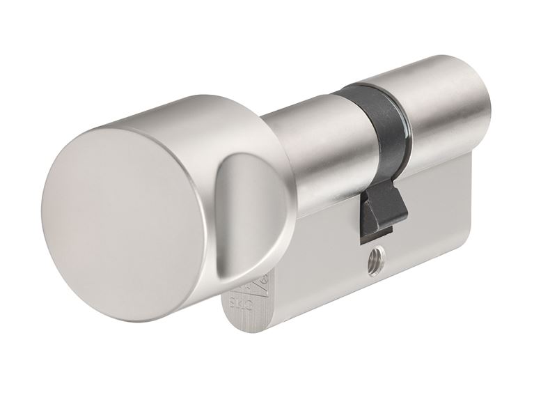 ABUS KE60NP Euro Thumbturn Cylinder, Nickel Pearl, 30mm/35mm