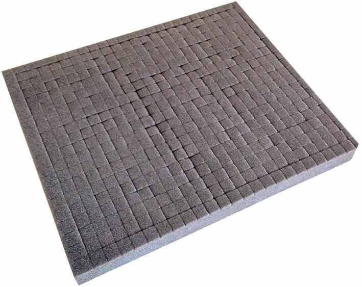 RARAION Pre-Cut Cubed Foam Sheet, 420mm x 280mm x 40mm