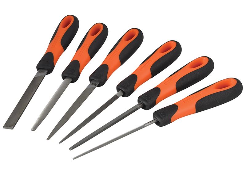 Bahco ERGO™ 6-Piece File Set, 100mm (4in)