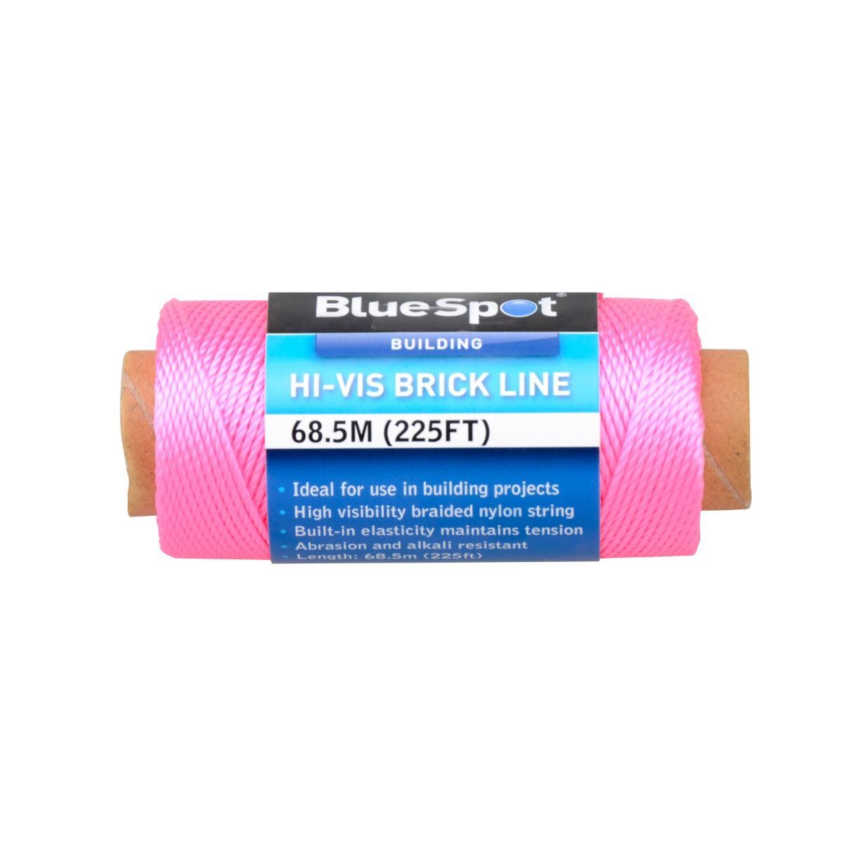 Blue Spot Tools 68.5m Hi-Vis Braided Nylon Brick Line (225ft)