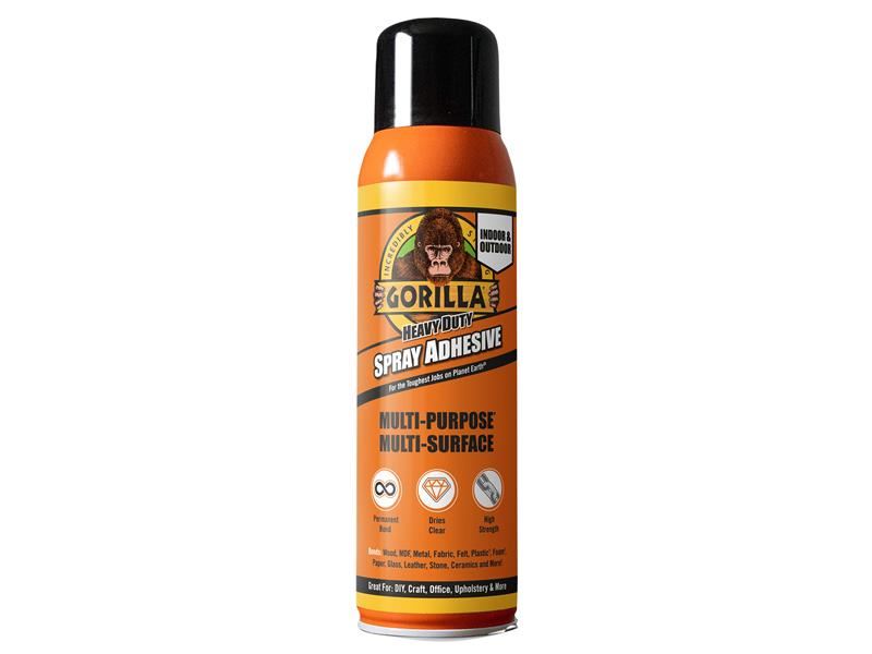 Gorilla Heavy-Duty Συμπυκνωμένος Επικολλητικός Σπρέι, 400ml