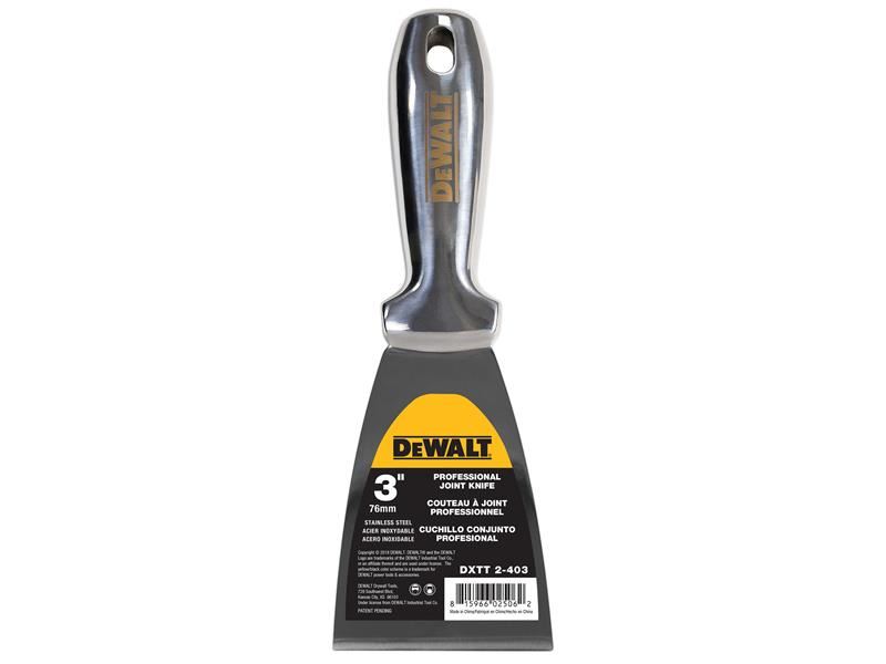 DEWALT Spachtel-/Fugenmesser Edelstahl 75mm (3 Zoll)