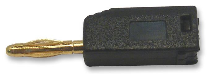 MULTICOMP 2mm Opbaarplug, Zwart, 10A