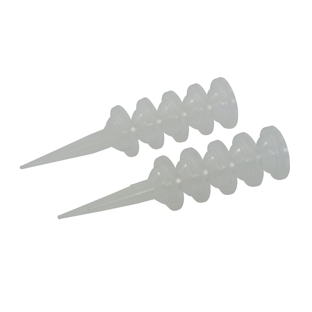 Silverline Silicone Sausage Gun Nozzles 10-Pack