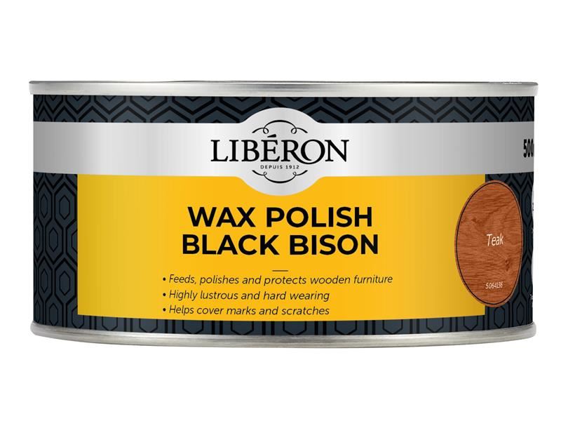 Liberon Cera en Pasta Black Bison para Teak 500ml