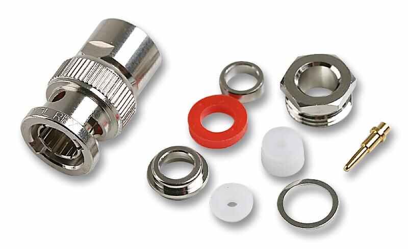 AMPHENOL - RF Coaxial, BNC, Plug Lurus, 50 Ohm