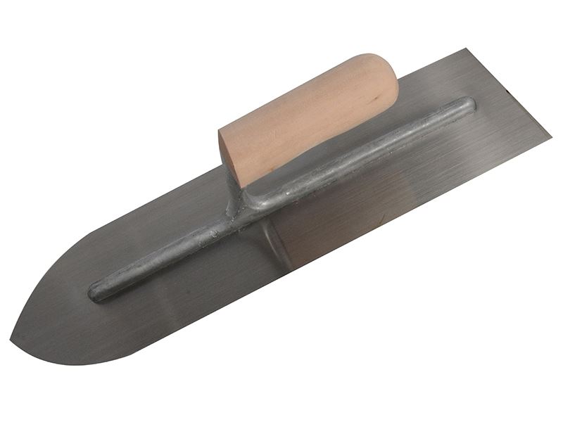 R.S.T. Flooring Trowel with Wooden Handle, 16 x 4.5in