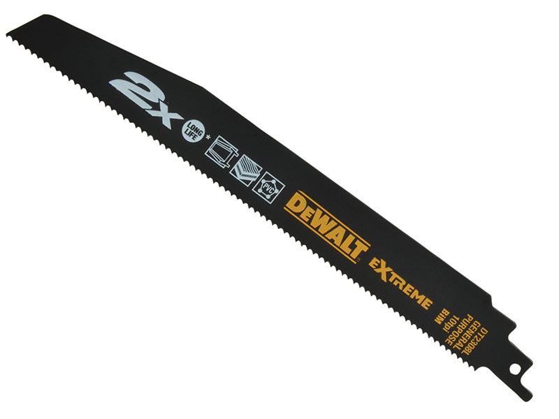 DEWALT Λεπίδα Εμπροσθόπισης 2X Life, 228mm, 10 TPI, Συσκευασία 5