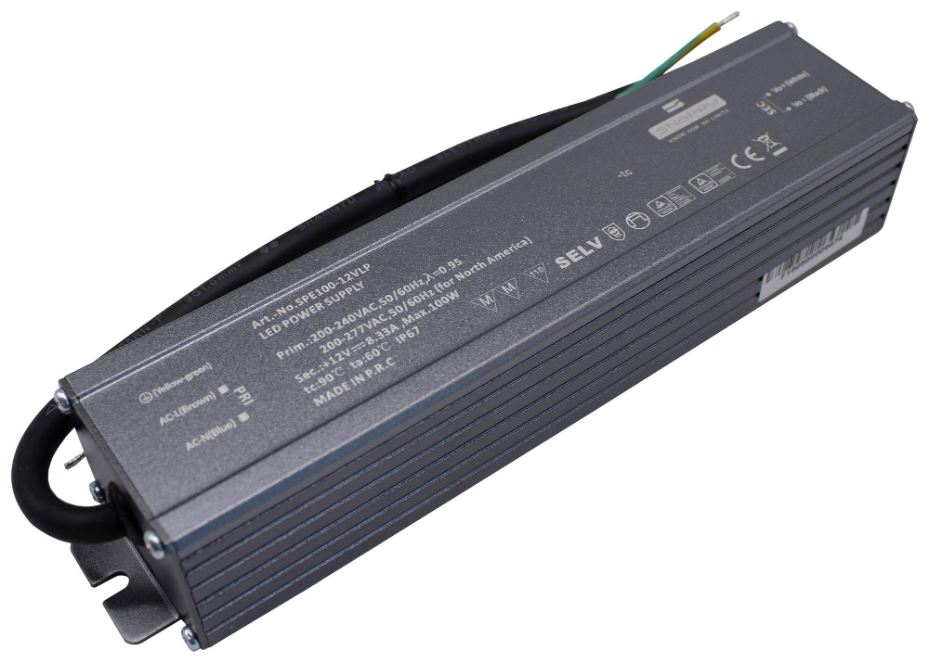 POWERPAX 100W 12V IP67 Voděodolný LED Driver