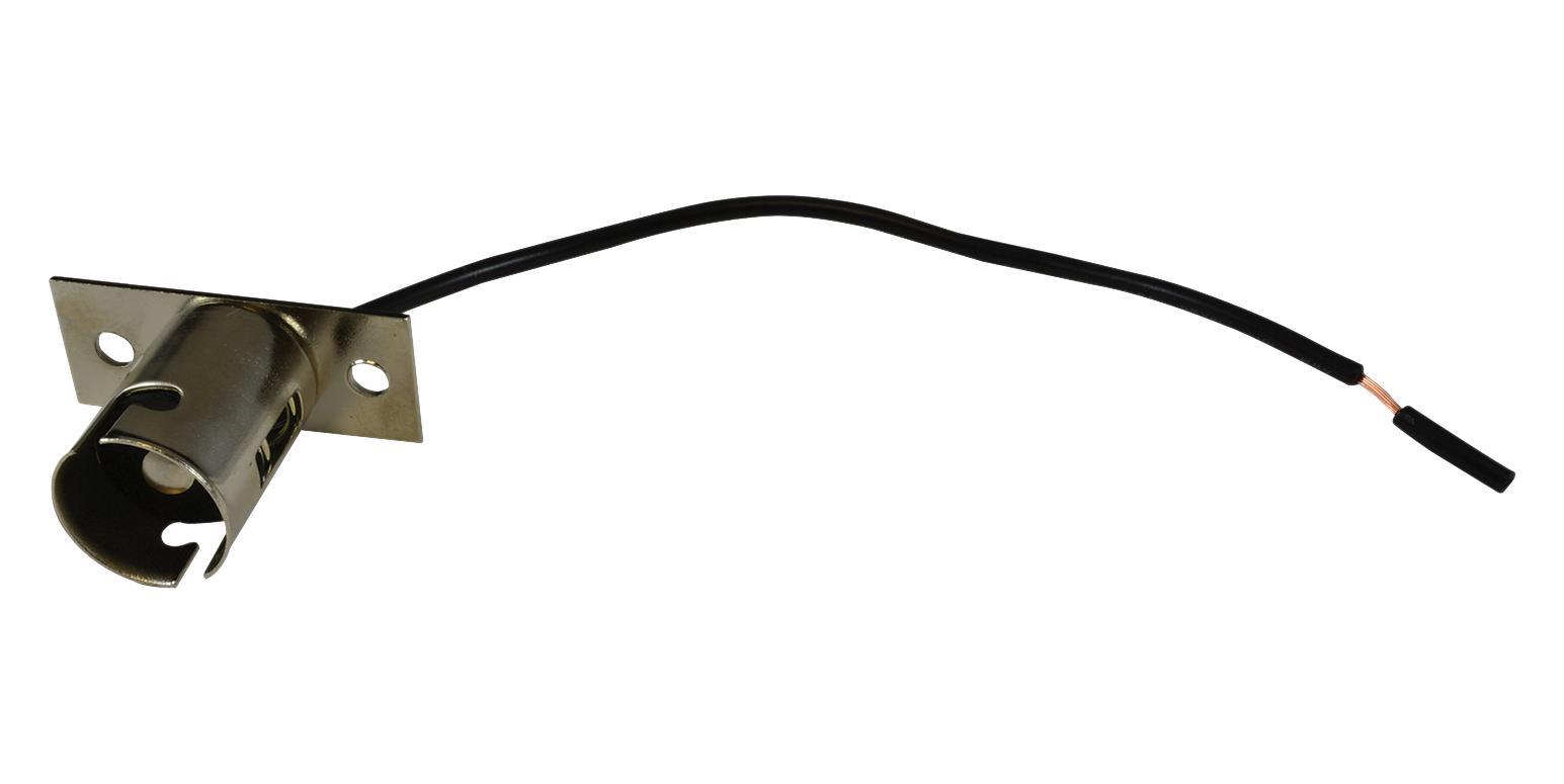 Multicomp BA15s Lamp Holder on Bracket, Prewired