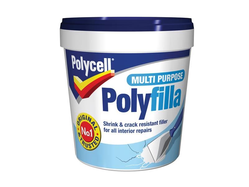 Polycell Multifunctionele Polyfilla Kant-en-klare Vulpasta, 1kg