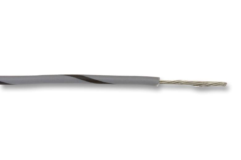 FIL MULTICOMP PRO pour équipements, 7/0,20mm, Noir/Gris, 100m