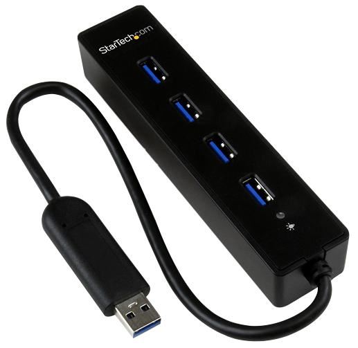 STARTECH 4-Port USB 3.0 Hub - Portable & Bus Powered