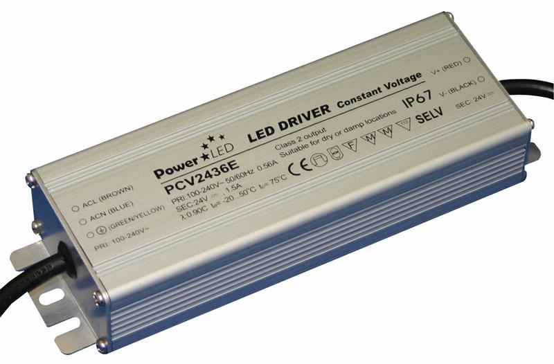 SUNPOWER 36W 定電圧電源 24V 1.5A IP67対応