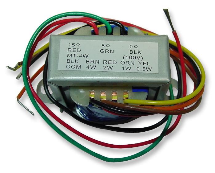 EAGLE 100V Line Transformer, 4W, 8Ω to 15Ω