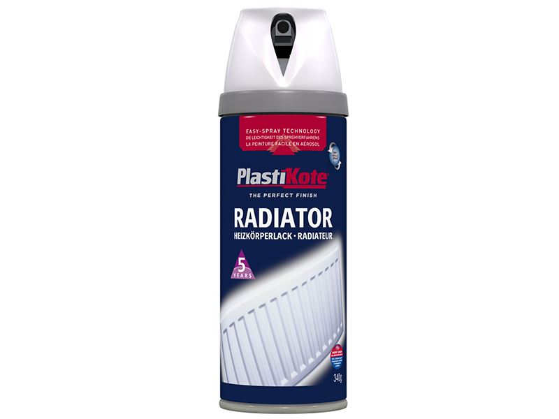 PlastiKote - Semburan Cat Radian Putih Satin 400ml