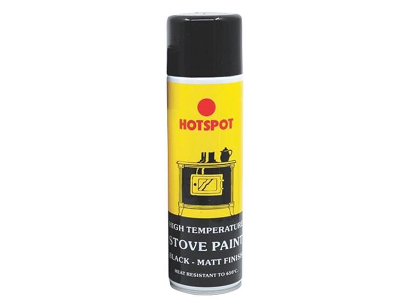 Hotspot Ofenlack-Spray Matt Schwarz 250ml