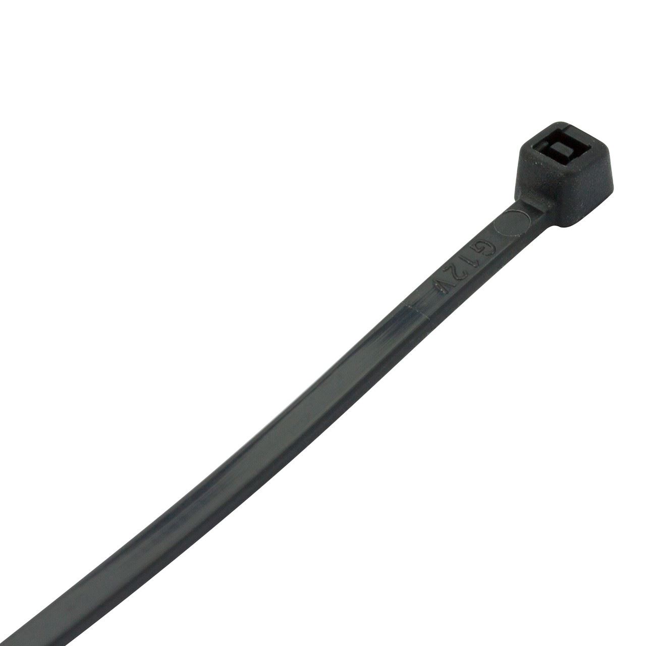 KrimpTerm CT23-B Black Nylon Cable Ties, 165mm x 2.5mm, 8kg (Pack of 100)
