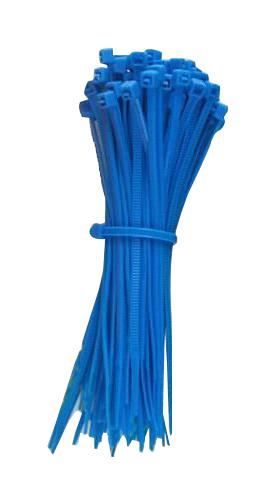 PRO ELEC - Tali Pengikat Kabel, 100mm x 2.5mm, Biru, Pek 100