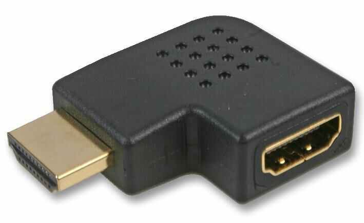 Pro Signal 90° Plochý HDMI Adaptér se zlatými konektory