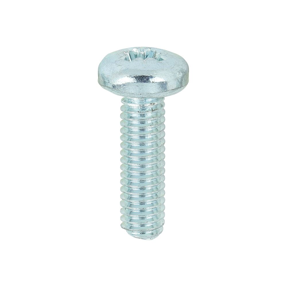 Timco M6 x 20mm 아연 도금 팬 헤드 머신 나사, 100개입