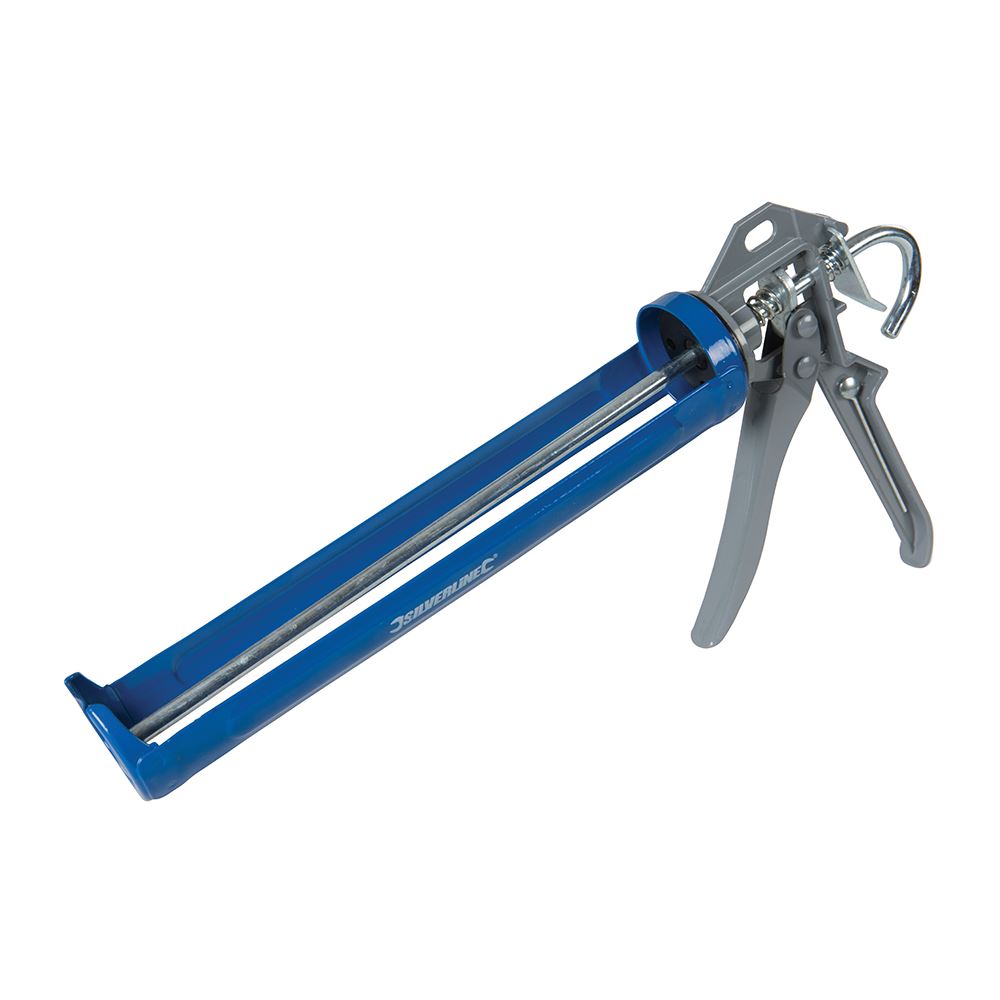 Silverline Rotating Caulking Gun, 400ml Capacity