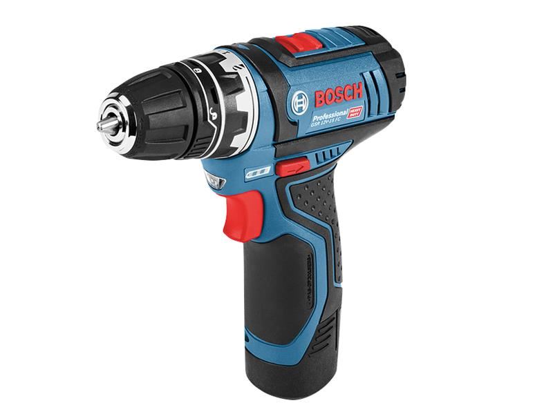 Bosch Trapano Avvitatore GSR 12V-15 FC Pro FlexiClick Kit 12V