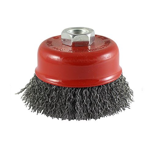Brosse à fil d'acier ondulé Timco 50mm pour perceuse