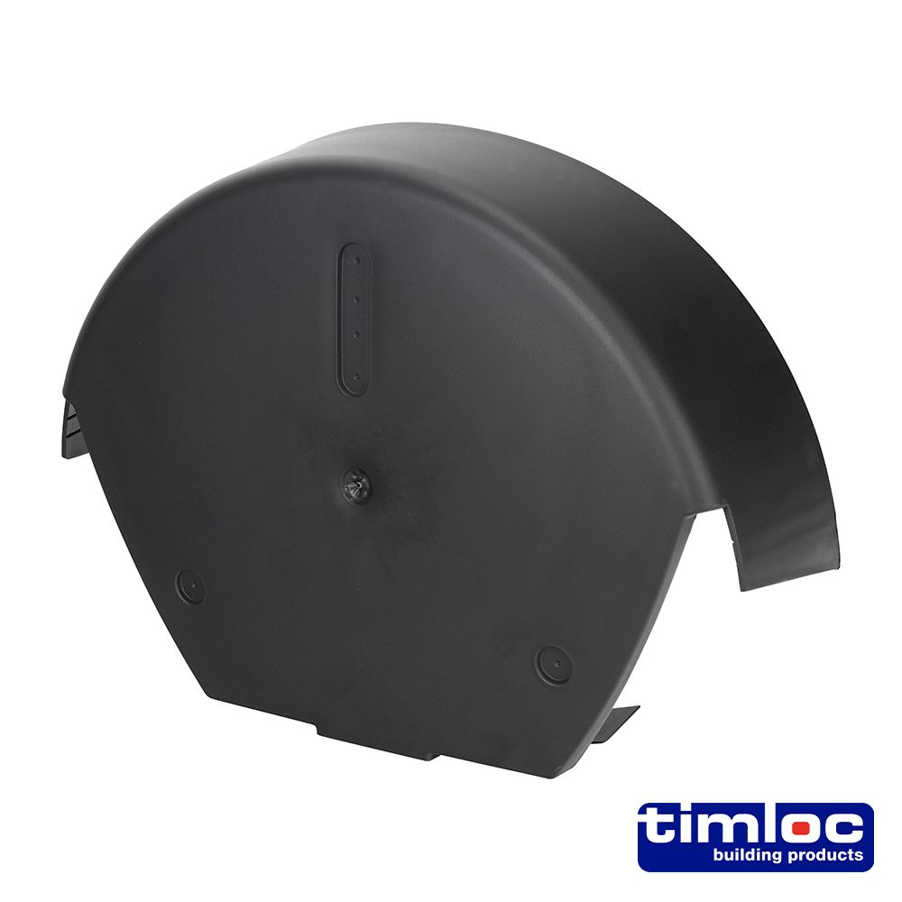 Timco Universal Round Cap, Black, 280 x 145mm