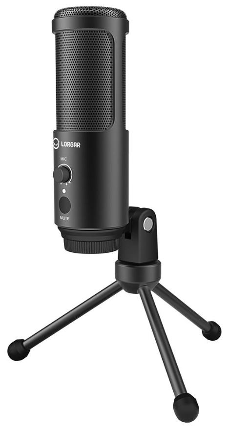LORGAR Voicer 521 USB Μικρόφωνο Gaming με Τρίποδο