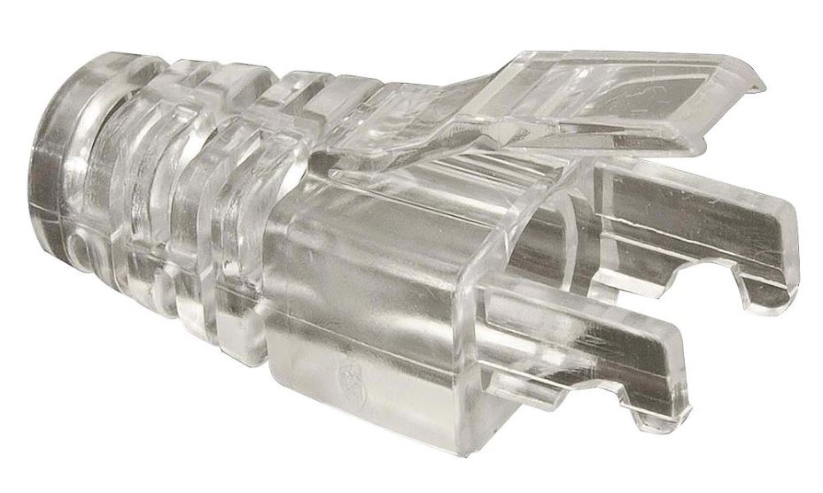 KAUDEN LZC5E RJ45 Guaine Trasparenti per Spina Passante (Confezione da 100)