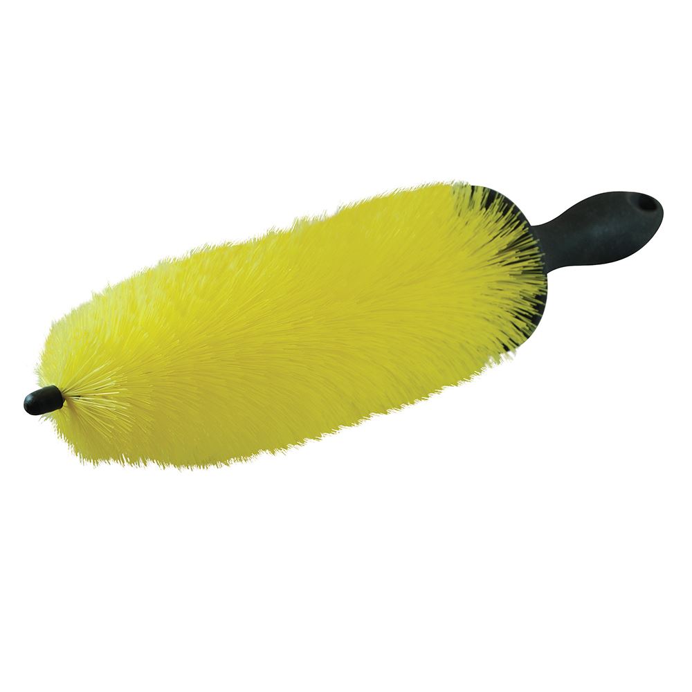 Silverline Brossé pour grilles et roues, 370mm, manche Soft-Grip