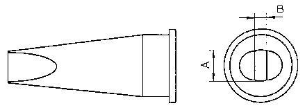 WELLER Lötspitze, Meißelform, 3,2 mm