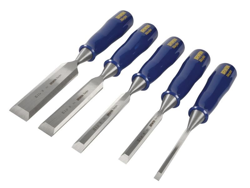 IRWIN Marples M444 Gubias de Corte al Bies, Mangos BluChip, Juego de 5 Piezas