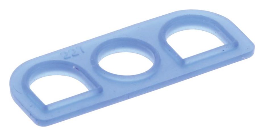 AMP TE Connectivity Joint d'interface 3 voies en caoutchouc silicone