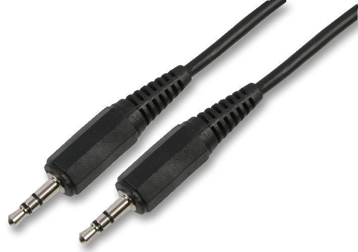 Pro Signal 1.2m Black 3.5mm Stereo Jack Plug to Plug Lead