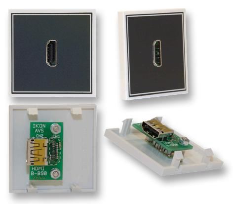 IKON - Modul HDMI 50mm dengan Adaptor 90°
