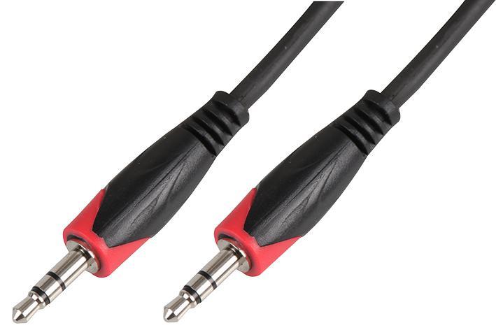 PULSE Στερεοφωνικός Καλώδιο 3.5mm Jack σε Jack, 2m Μαύρο