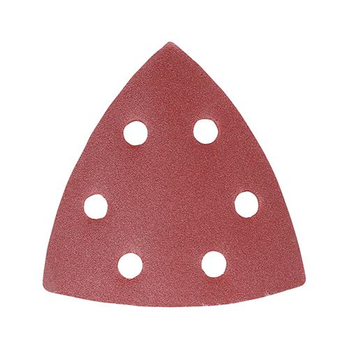 Timco Delta Schleifpads 180er Körnung - Rot (95 x 95 mm, 5 Stück)