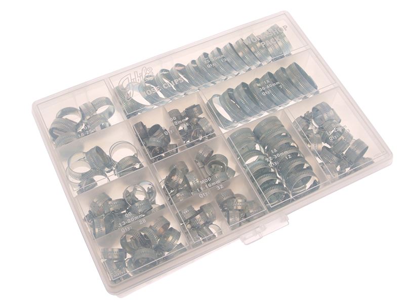 Jubilee® - Pack Atelier de 143 colliers de serrage en acier doux