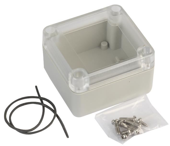 EVATRON - IP65 ABS Verteilerdose mit klarem Deckel - 65x60x40mm